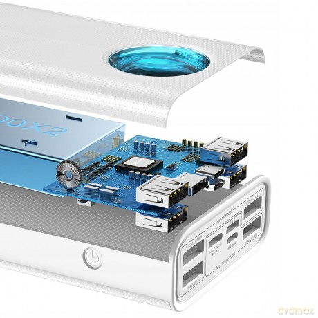 Baseus Ambilight 65W Power Bank 30000mAh 5x USB Power Delivery Quick Charge 3.0 Huawei Super Charge 5A