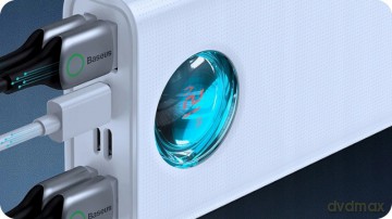 Baseus Ambilight 65W Power Bank 30000mAh 5x USB Power Delivery Quick Charge 3.0 Huawei Super Charge 5A