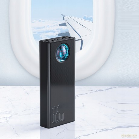 Baseus Ambilight 65W Power Bank 30000mAh 5x USB Power Delivery Quick Charge 3.0 Huawei Super Charge 5A