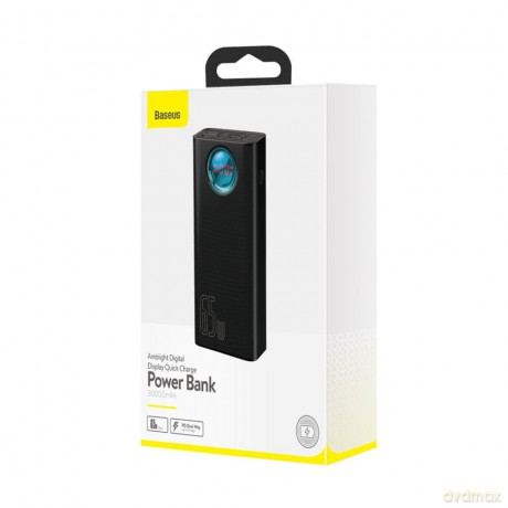 Baseus Ambilight 65W Power Bank 30000mAh 5x USB Power Delivery Quick Charge 3.0 Huawei Super Charge 5A