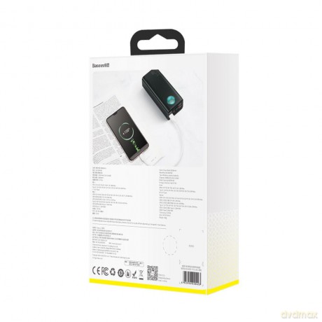 Baseus Ambilight 65W Power Bank 30000mAh 5x USB Power Delivery Quick Charge 3.0 Huawei Super Charge 5A