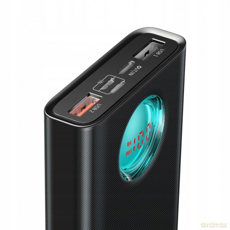 Baseus Amblight Power Bank 3xUSB USB-C Power Delivery 3.0 Quick Charge 3.0 20000mAh LCD