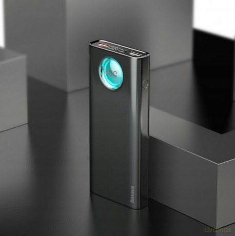 Baseus Amblight Power Bank 3xUSB USB-C Power Delivery 3.0 Quick Charge 3.0 20000mAh LCD