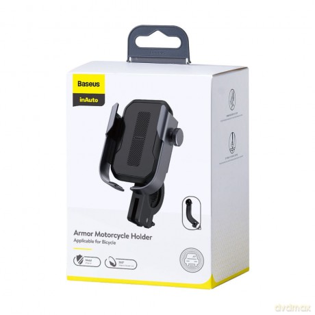 Baseus Armor Motorcycle Holder Uchwyt do telefonu na rower motor skuter regulowany