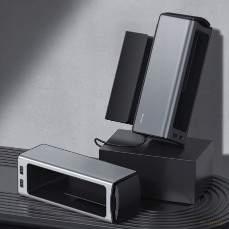 Baseus Armrest Console Uchwyt organizer samochodowy z portami 2x USB EOL