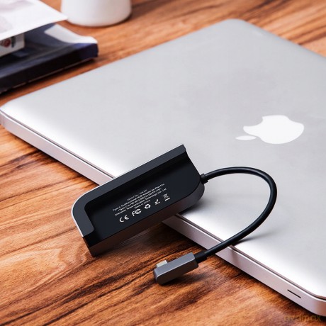 Baseus Bend Angle No.7 Adapter HUB Type-C USB3.0 HDMI 4K SD/TF AUX do iPad Pro 2018