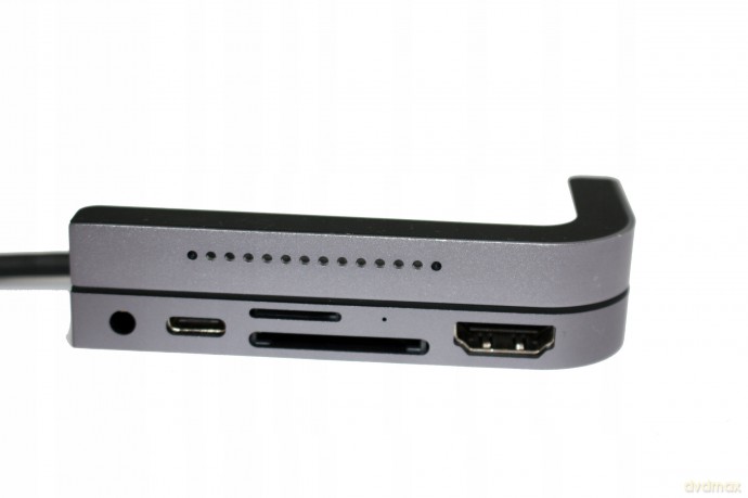 Baseus Bend Angle No.7 Adapter HUB Type-C USB3.0 HDMI 4K SD/TF AUX do iPad Pro 2018
