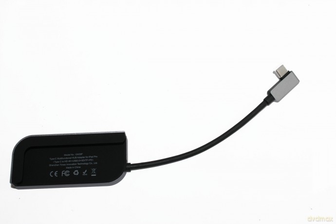 Baseus Bend Angle No.7 Adapter HUB Type-C USB3.0 HDMI 4K SD/TF AUX do iPad Pro 2018