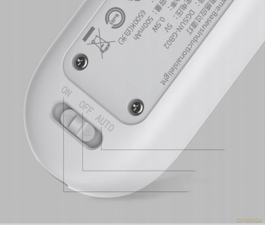 Baseus Bezprzewodowa lampka nocna z czujnikiem ruchu magnetyczna + latarka LED ciepłe światło