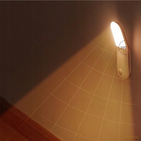 Baseus Bezprzewodowa lampka nocna z czujnikiem ruchu magnetyczna + latarka LED ciepłe światło