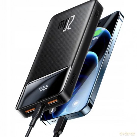 Baseus Bipow Digital Display Power Bank 10000mAh 20W do iPhone 12 Power Delivery Quick Charge 3.0
