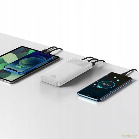 Baseus Bipow Digital Display Power Bank 10000mAh 20W do iPhone 12 Power Delivery Quick Charge 3.0