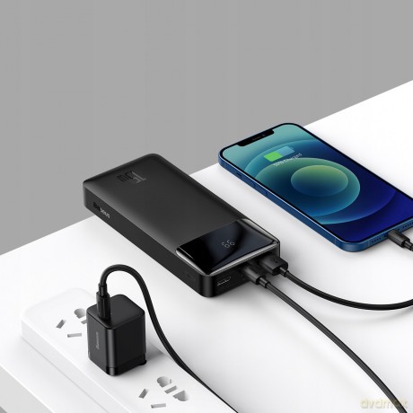 Baseus Bipow Digital Display Power Bank 20000mAh 15W Power Delivery USB USB-C