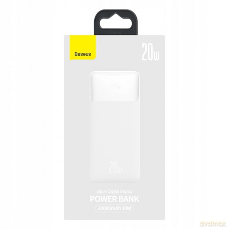 Baseus Bipow Digital Display Power Bank 20000mAh 20W Power Delivery Quick Charge