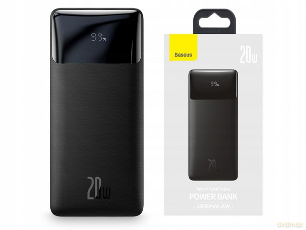 Baseus Bipow Digital Display Power Bank 20000mAh 20W Power Delivery Quick Charge