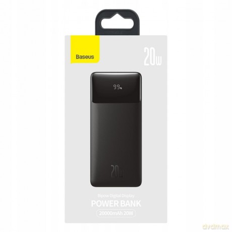 Baseus Bipow Digital Display Power Bank 20000mAh 20W Power Delivery Quick Charge