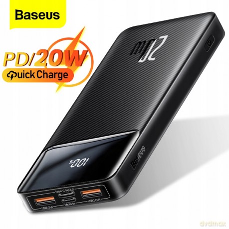 Baseus Bipow Digital Display Power Bank 20000mAh 20W Power Delivery Quick Charge