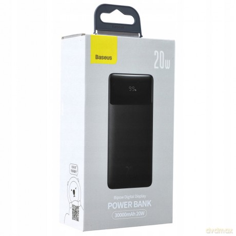 Baseus Bipow Digital Display Power Bank 30000mAh 15W Power Delivery USB USB-C