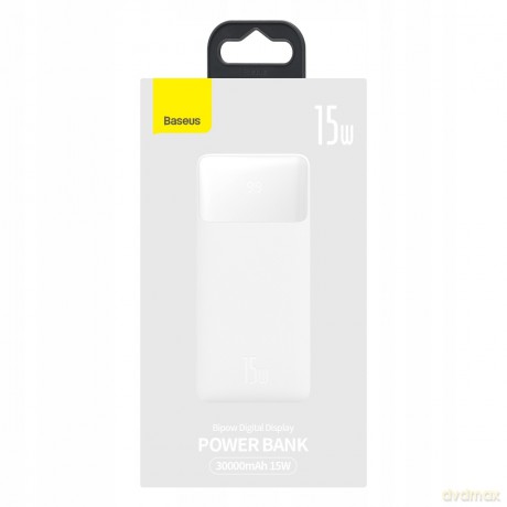 Baseus Bipow Digital Display Power Bank 30000mAh 15W Power Delivery USB USB-C