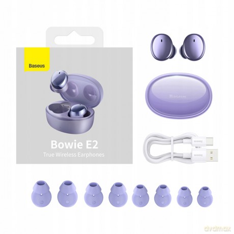 Baseus Bowie E2 Słuchawki bezprzewodowe z etui TWS Bluetooth 5.2