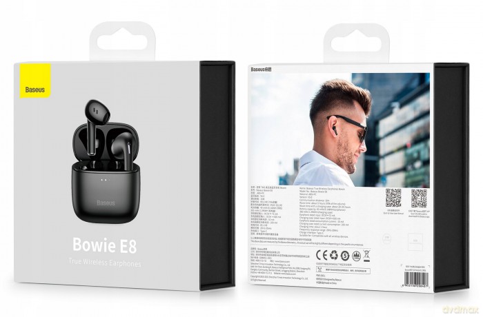 Baseus Bowie E8 Słuchawki bezprzewodowe Bluetooth 5.0 TWS