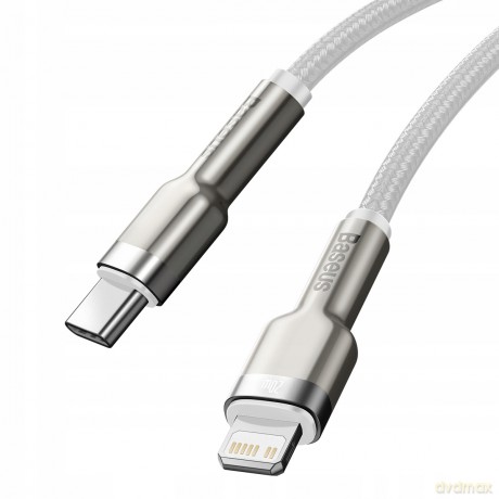Baseus Cafule Metal Kabel USB-C Lightning do iPhone 12 Power Delivery 20W