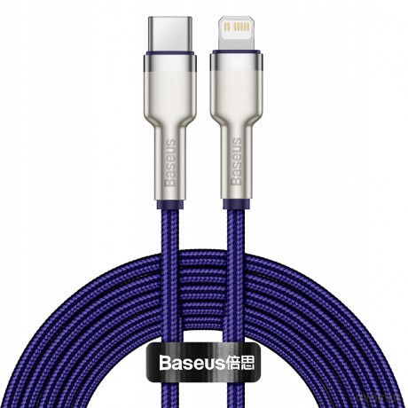 Baseus Cafule Metal Kabel USB-C Lightning do iPhone 12 Power Delivery 20W