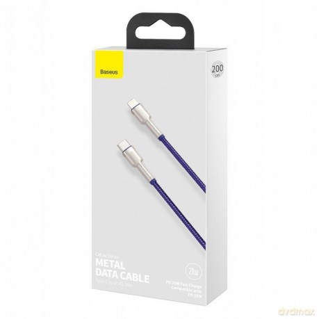 Baseus Cafule Metal Kabel USB-C Lightning do iPhone 12 Power Delivery 20W