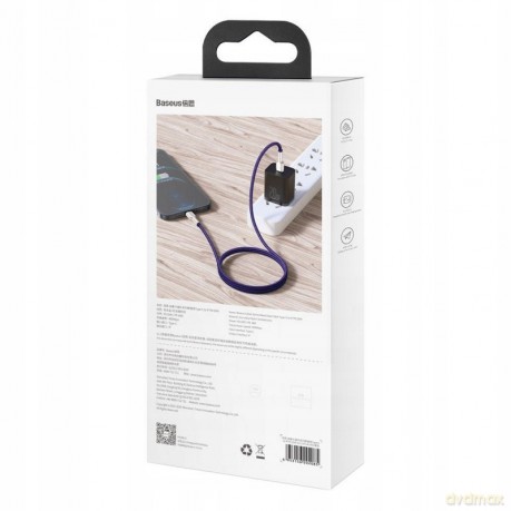 Baseus Cafule Metal Kabel USB-C Lightning do iPhone 12 Power Delivery 20W