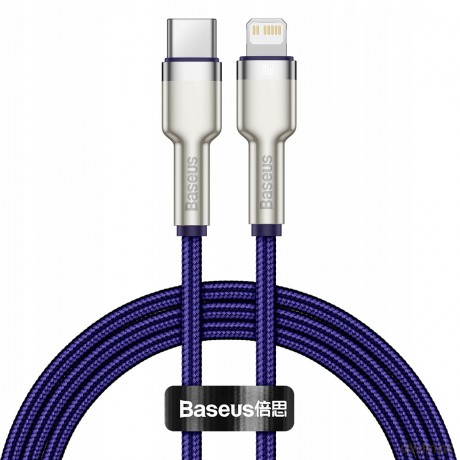 Baseus Cafule Metal Kabel USB-C Lightning do iPhone 12 Power Delivery 20W
