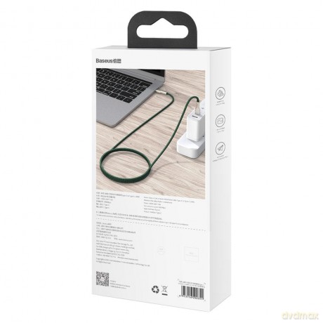 Baseus Cafule Metal Kabel USB-C Type-C 100W Power Delivery Samsung Xiaomi Huawei MacBook 5A
