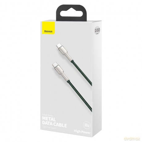 Baseus Cafule Metal Kabel USB-C Type-C 100W Power Delivery Samsung Xiaomi Huawei MacBook 5A