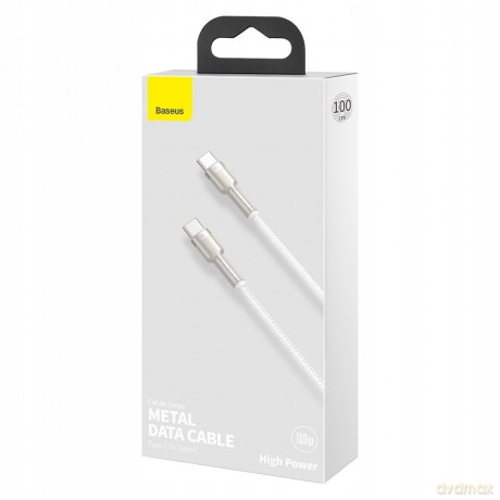 Baseus Cafule Metal Kabel USB-C Type-C 100W Power Delivery Samsung Xiaomi Huawei MacBook 5A