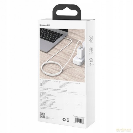 Baseus Cafule Metal Kabel USB-C Type-C 100W Power Delivery Samsung Xiaomi Huawei MacBook 5A