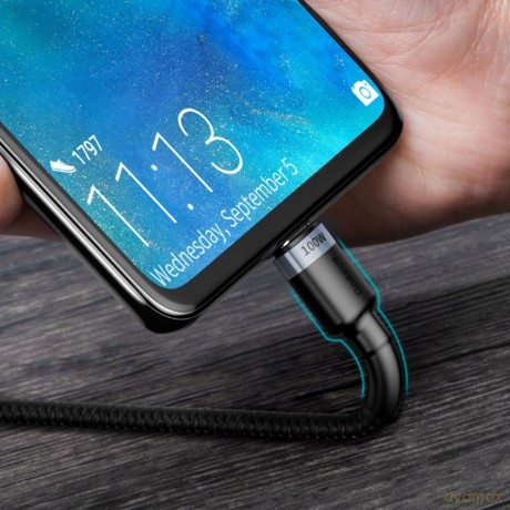 Baseus Cafule PD2.0 Kabel USB-C Type-C 100W Power Delivery QC 0.5m