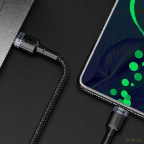 Baseus Cafule PD2.0 Kabel USB-C Type-C 100W Power Delivery QC 0.5m
