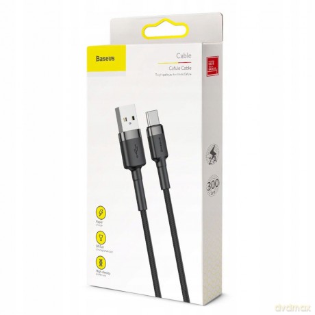 Baseus Cafule Wzmocniony kabel USB USB-C Type-C Quick Charge 2A 3m