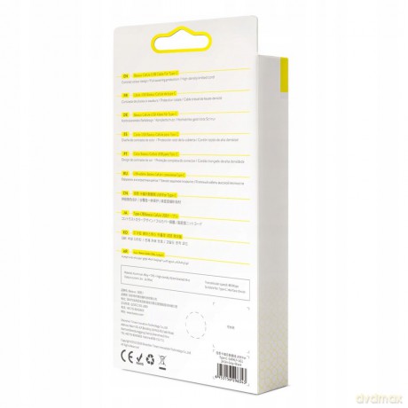 Baseus Cafule Wzmocniony kabel USB USB-C Type-C Quick Charge 2A 3m