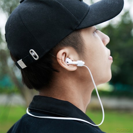 Baseus Case for Airpods Etui pokrowiec ochronny do słuchawek Apple AirPods + magnetyczna opaska do słuchawek strap EOL