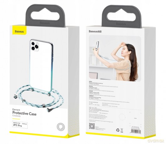Baseus Crossbody Etui case pokrowiec ze sznurkiem paskiem do iPhone 11 Pro 5.8'' *EOL