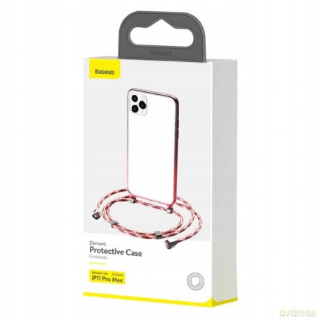 Baseus Crossbody Etui case pokrowiec ze sznurkiem paskiem do iPhone 11 Pro Max 6