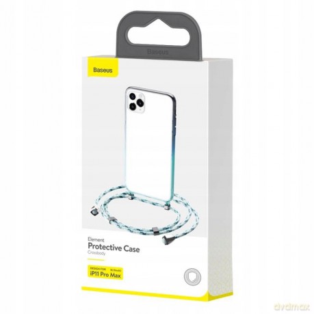 Baseus Crossbody Etui case pokrowiec ze sznurkiem paskiem do iPhone 11 Pro Max 6