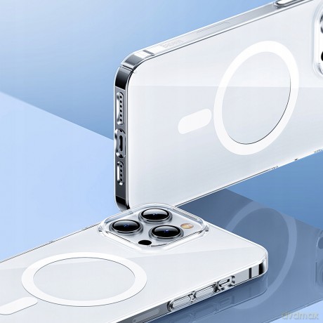 Baseus Crystal Magnetic Etui case obudowa MagSafe do iPhone 13 Max Pro 6.7''