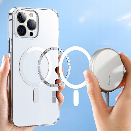 Baseus Crystal Magnetic Etui case obudowa MagSafe do iPhone 13 Max Pro 6.7''