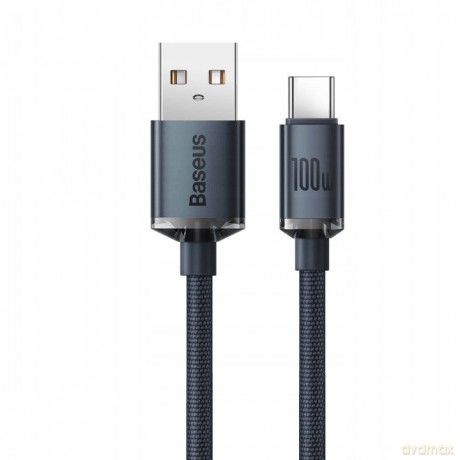 Baseus Crystal Shine Kabel USB Type-C 100W 66W 6A do Huawei Honor 50 Pro 2m