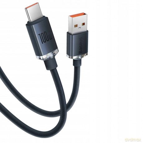Baseus Crystal Shine Kabel USB Type-C 100W 66W 6A do Huawei Honor 50 Pro 2m