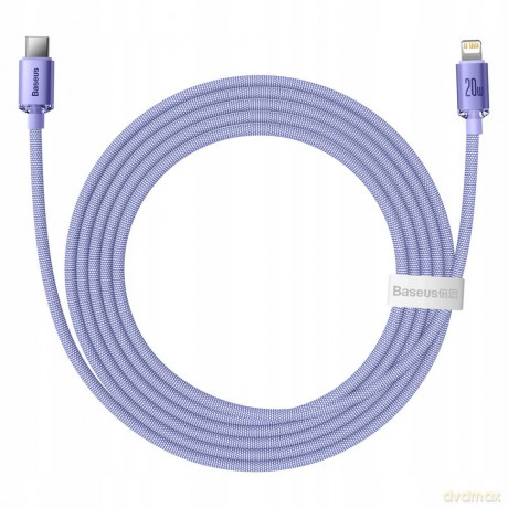 Baseus Crystal Shine Kabel USB-C - Lightning do Apple iPhone iPad AirPods PD 20W 2M