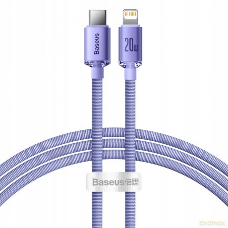 Baseus Crystal Shine Kabel USB-C - Lightning do Apple iPhone iPad AirPods PD 20W 2M