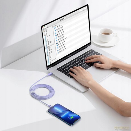 Baseus Crystal Shine Kabel USB-C - Lightning do Apple iPhone iPad AirPods PD 20W 2M