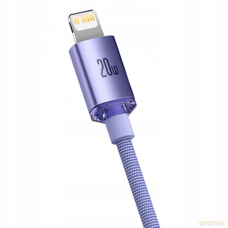 Baseus Crystal Shine Kabel USB-C - Lightning do Apple iPhone iPad AirPods PD 20W 2M